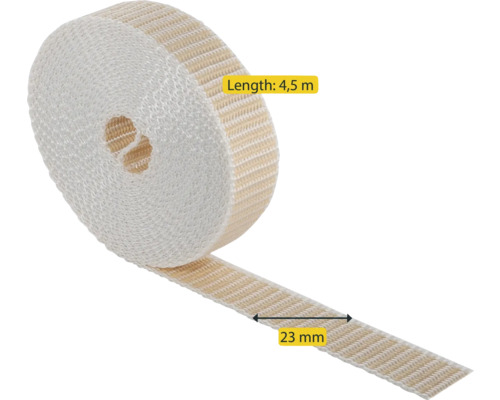Bande de protection thermique en rouleau d'une longueur de 4,5 mètres et d'une largeur de 23 millimètres