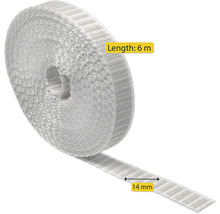 Bande d'échappement de six mètres, 14 millimètres de large