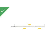 Rohr mit Löchern, Durchmesser 40 mm, Länge 226 cm