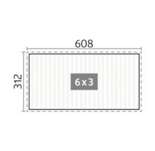 Dimensions du produit : 608 x 312, fenêtre 6 x 3