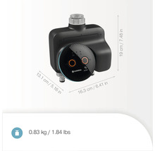 Distributeur d'eau intelligent Gardena avec dimensions