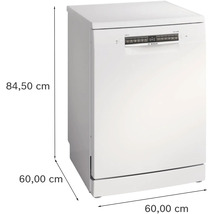 Lave-vaisselle pose libre mesurant 60 x 60 x 84,50 centimètres.