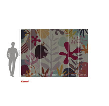 Papier peint photo Komar avec motif végétal abstrait pour la décoration murale