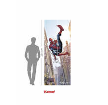Papier peint photo avec motif Spider-Man et indications de taille