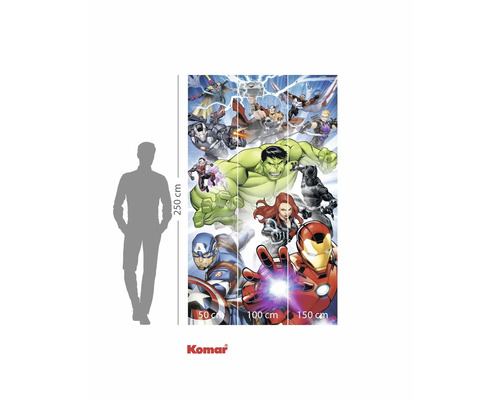 Papier peint photo avec motif Avengers, 250 x 300 cm, convient pour chambre d'enfant