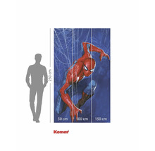 Papier peint photo Komar Spider-Man avec indication des dimensions