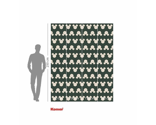 Papier peint photo avec motif Mickey Mouse pour la décoration murale