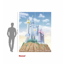 Fototapete mit Schlossmotiv, Abmessungen 250 x 200 cm