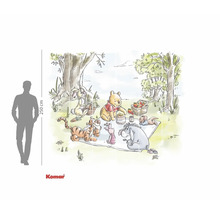 Komar Winnie Puuh Wandbild mit Puuh Bär und seinen Freunden beim Picknick