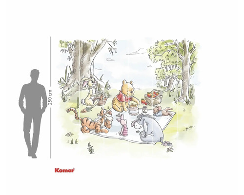 Komar Winnie Puuh Wandbild mit Puuh Bär und seinen Freunden beim Picknick