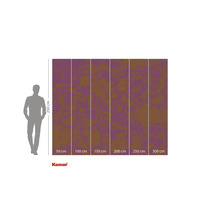 Komar Fototapete mit abstraktem Muster, Größenangaben