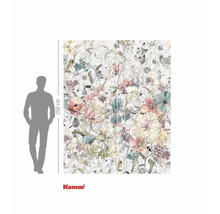 Papier peint photo Komar avec motif floral et hauteur de 250 cm.