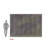 Papier peint photo avec motifs abstraits et indications de taille