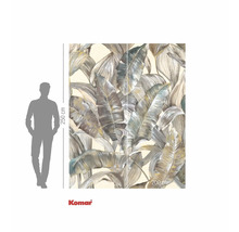 Papier peint photo Komar avec motif de feuilles tropicales, 250 cm de haut et 200 cm de large