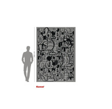 Papier peint photo avec des personnages de bandes dessinées de Mickey Mouse, Donald Duck et Dingo