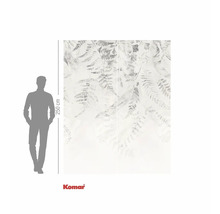 Papier peint photo avec motif de plantes, 250 cm de haut