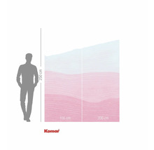 Papier peint photo Komar avec motif de vagues, dimensions 250 x 300 cm