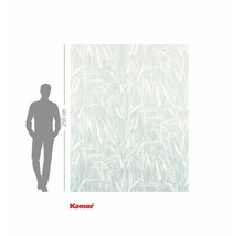 Papier peint photo avec motif de bambou, 250 centimètres sur 300 centimètres