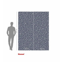 Papier peint photo Komar avec motif à pois et dimensions 250 x 300 cm