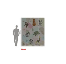 Papier peint photo avec des motifs d'animaux et Mickey Mouse