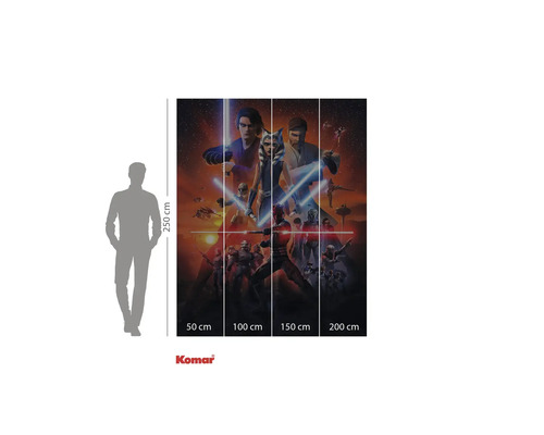 Papier peint photo Star Wars avec motif Star Wars The Clone Wars