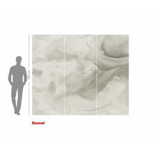 Papier peint photo Komar avec motif de nuages, 300 cm de large et 250 cm de haut