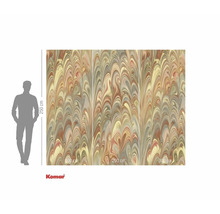 Fototapete mit Marmoroptik und Größenangaben