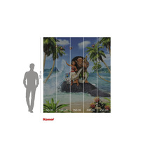 Komar Fototapete mit Vaiana und Maui auf einer tropischen Insel