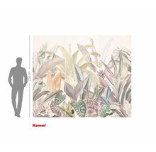 Logo Komar. Papier peint photo avec motif jungle et décor végétal d'une hauteur de 250 centimètres.