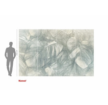 Fototapete mit Pflanzenmotiv und Größenangaben