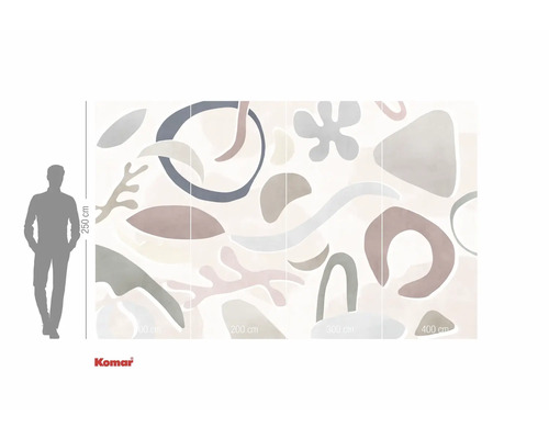 Fototapete mit abstraktem, organischem Muster