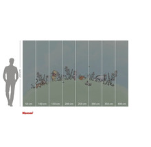 Komar Winnie Puuh Fototapete mit Waldtiermotiven, 250 mal 400 Zentimeter