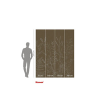 Papier peint photo Komar avec motifs végétaux, 250 cm de haut et 200 cm de large