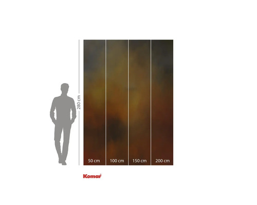 Papier peint photo Komar avec dimensions et figurine