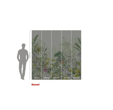 Papier peint photo Komar avec motif de jungle et indications de taille