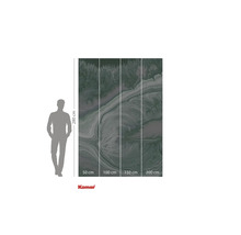 Komar Fototapete mit Marmormuster und Größenangaben.