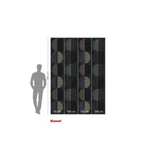 Papier peint photo Komar avec motif demi-cercle et indication des dimensions