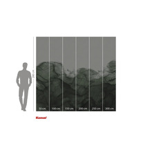 Papier peint photo Komar avec motif fluide, dimensions 280 x 300 centimètres