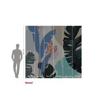 Fototapete mit Pflanzenmotiv und Größenangaben