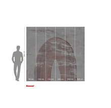 Papier peint photo Komar avec motif d'arc abstrait, dimensions 300 x 280 cm