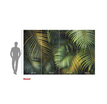 Papier peint photo avec un motif de feuilles de palmier