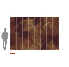 Papier peint photo avec motif abstrait et indications de taille