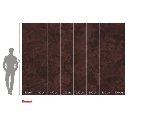 Fototapete mit Marmormuster, 280 cm hoch und 50 bis 400 cm breit