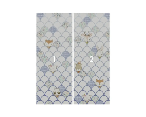 Papier peint pour enfants avec des motifs d'animaux