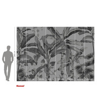 Papier peint photo Komar avec motifs de jungle et indications de taille