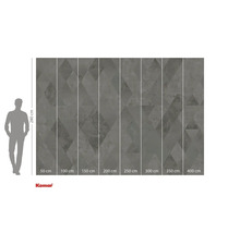 Komar Logo. Fototapete mit geometrischem Muster, 280 x 400 cm.