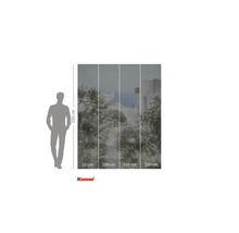 Komar Fototapete mit mediterranem Gartenmotiv und Größenangaben.