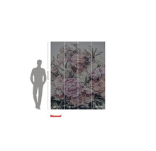 Fototapete mit Blumenmotiv, Maße 250 x 200 cm