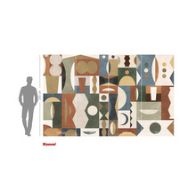 Papier peint photo avec motif géométrique abstrait