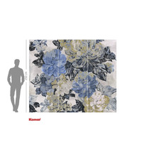 Papier peint photo de fleurs avec motif floral